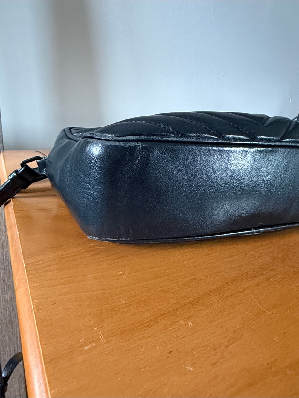 Saint Laurent Black Lou Camera Bag - Picture 5 of 11